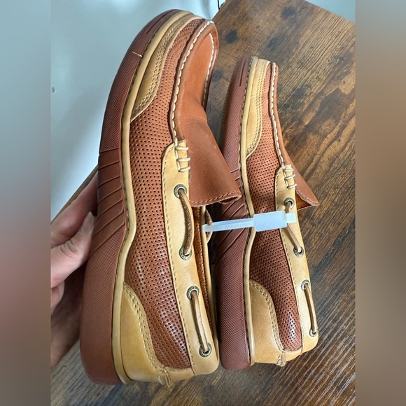 Tommy Bahama Men's Leather Slip-On Loafers Size 10,5М  Brown‎ yachting shoes - Picture 9 of 17